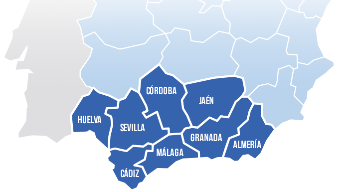 Mapa de Andaluc�a